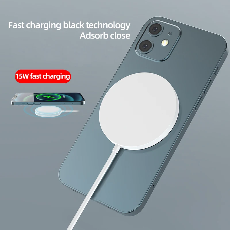 Multifunctional 15W fast charging portable wireless charger Compatible with Mag--Safe Charger for iPhone 13/13 Pro/13 Pro Max