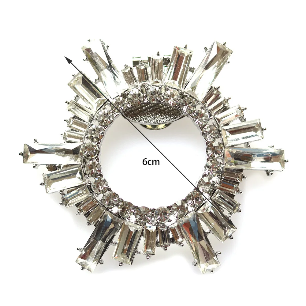 2022 new diy removable rhinestones shoe jewelry clips wholesale for bridal for woman shoe clips