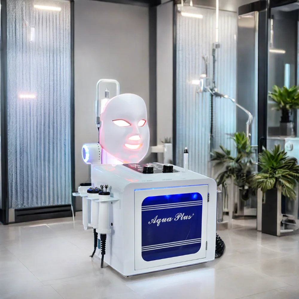 7-in-1 Hydradermabrasion Facial Skincare Machine Beauty Spa Aqua Peel Jet with Water and Oxygen Jet Peel