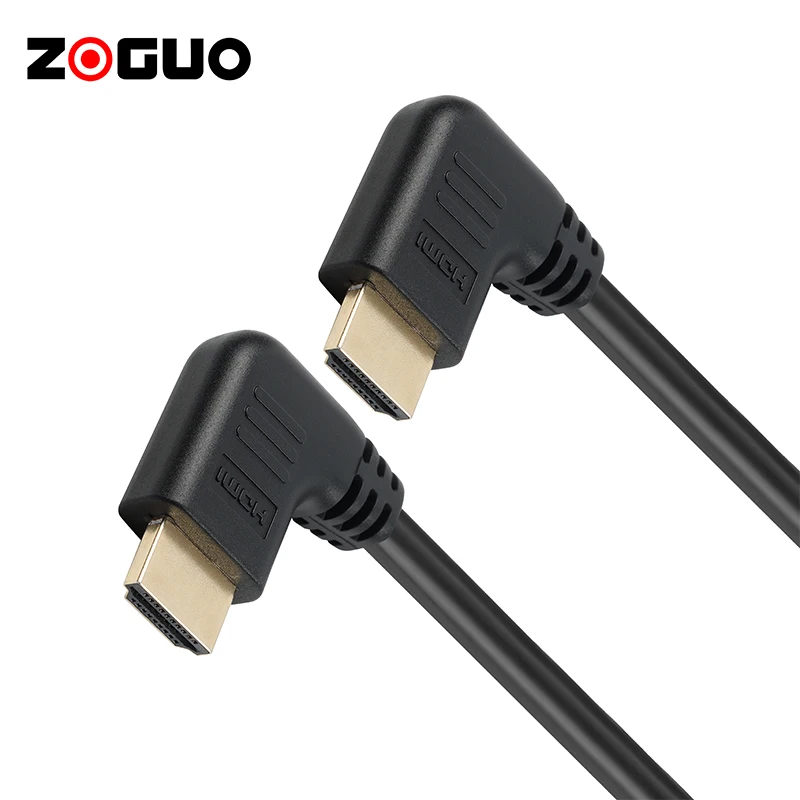 Новый продукт 1 м 2 3 5 10 V2.0 4K 60 Гц 2160P HDMI-кабель с прямым углом