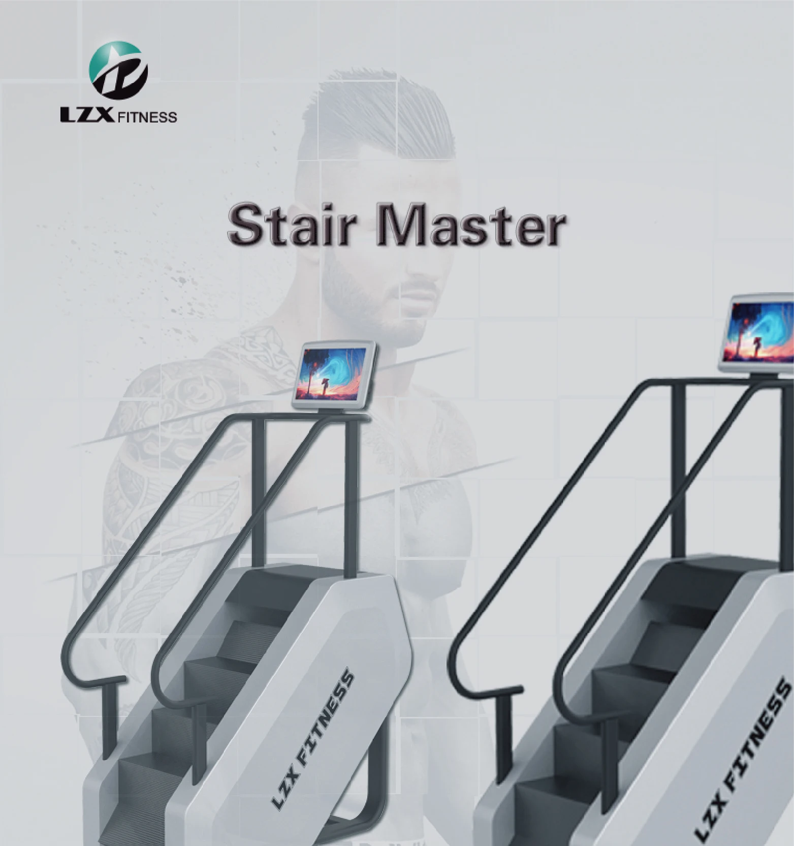 stationary equipment best gym Commercial cardio exercise Motorizes Climbingl Stari master(LED)