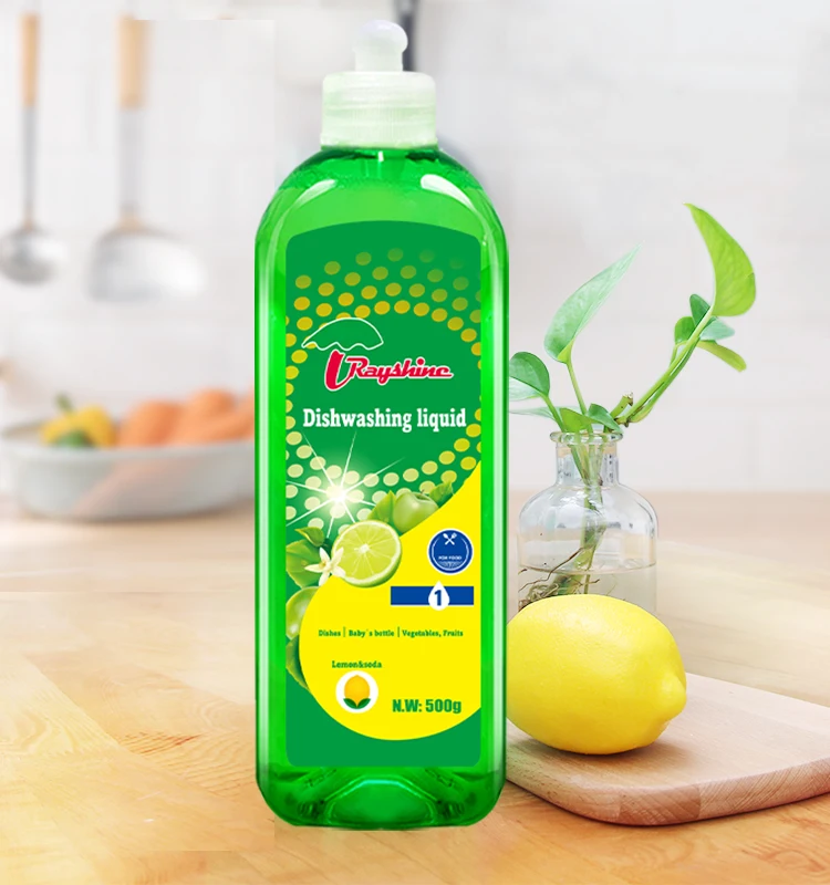 Eco-friendly home Soda Lemon fragrance Liquid detergent for Dishing washer 500 G