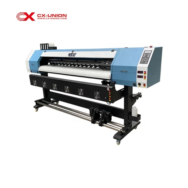Popular cxjet 6 feet digital dx5 eco solvent printing machine for sale
