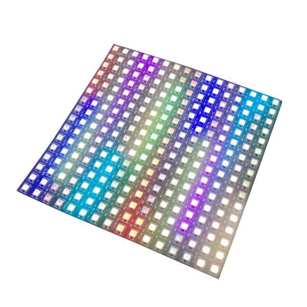 Фабричный светодиодный модуль 16x16 полностью цветной цифровой WS2812B SK6812 индивидуально адресуемый RGB/RGBW светодиодная матрица 8-битный дисплей Светодиодная панель