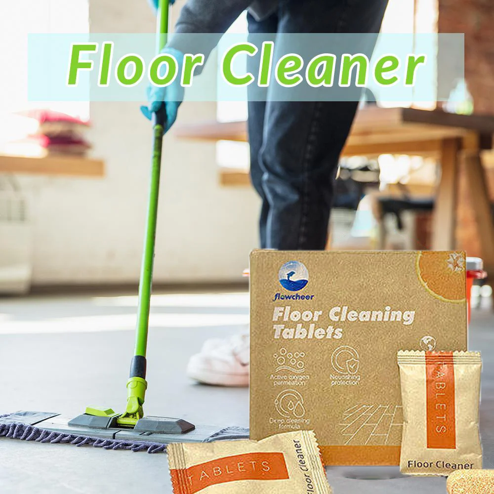 Многофункциональные экологически чистые таблетки для чистки пола без вреда
