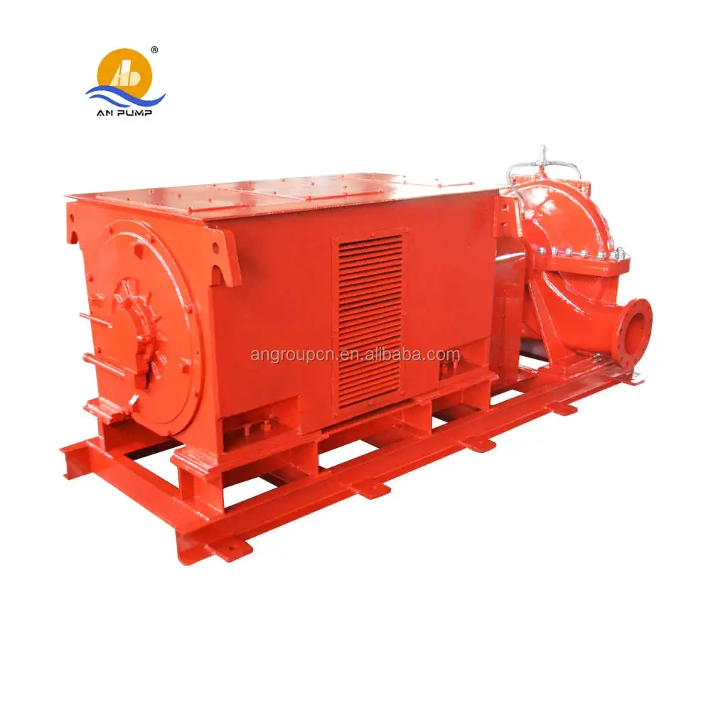 Large Capacity Split Case Double Suction 6kv/10kv High Voltage Electric Water Pump