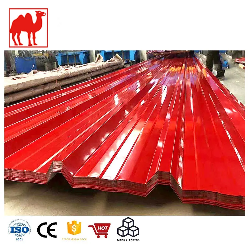 Color coated Roofing aluminium sheets corrugated IBR