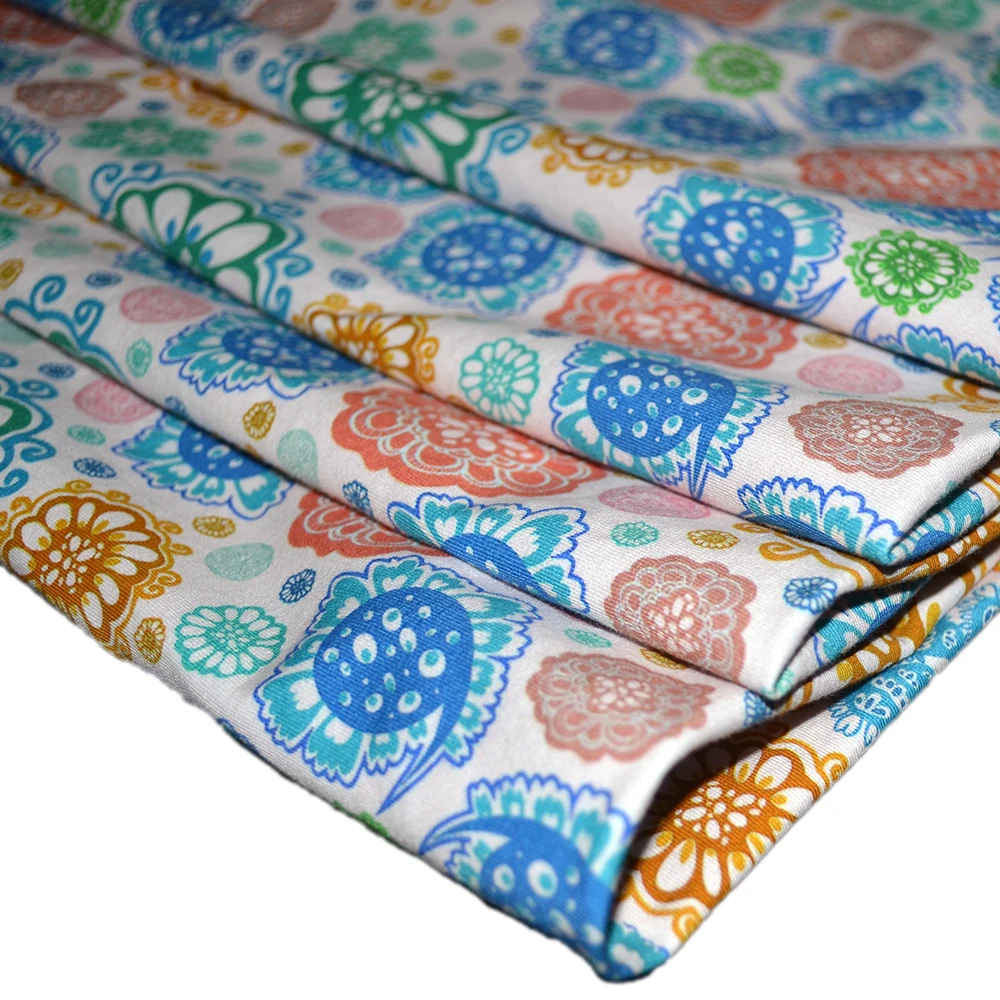 Custom Printing 100% Cotton Canvas Digital Printed Cotton Fabric For Fashion Bag