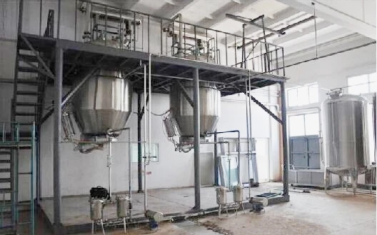 high efficiency Steam Distillation type 4000L per batch geranium rose essence oil plant for processing 1000kg raw material