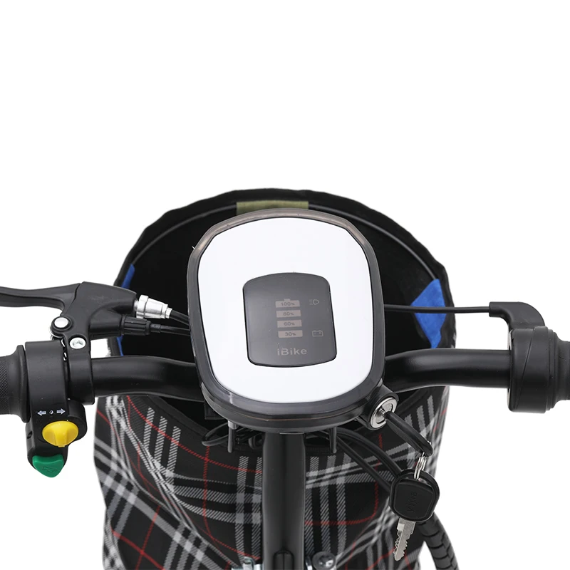 2024 Factory 23kg Aluminum Alloy Frame Moped Folded Electric Bikes 25km/h Long Range
