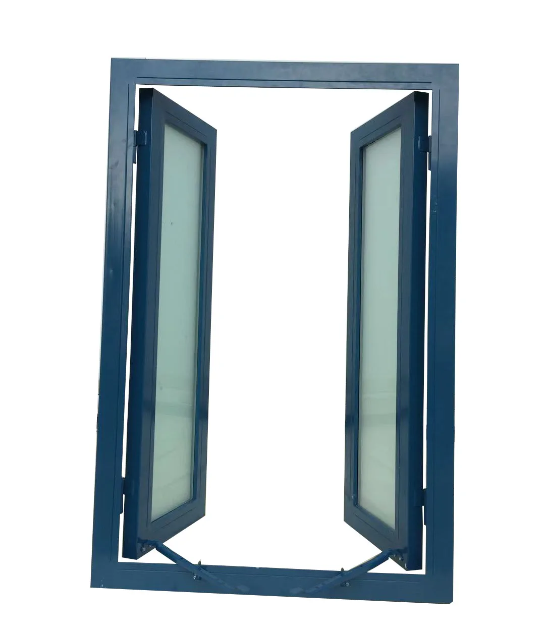 Simple iron window grills window modern style steel frame casement window