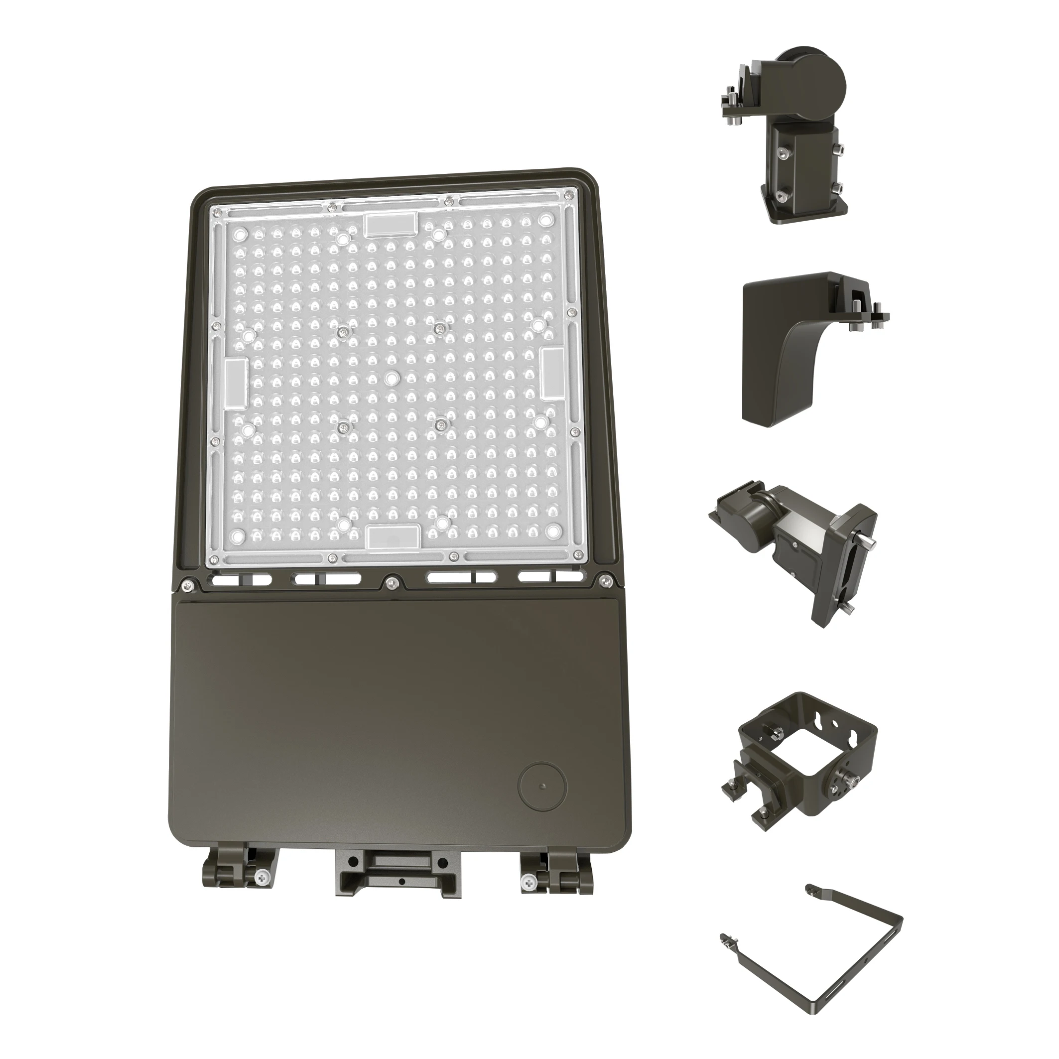 Minglight American Standard Shoe Box Light IP65 Photocell DLC shoebox led lamp 150W with 130Lm/W high efficiency Park Lot Light