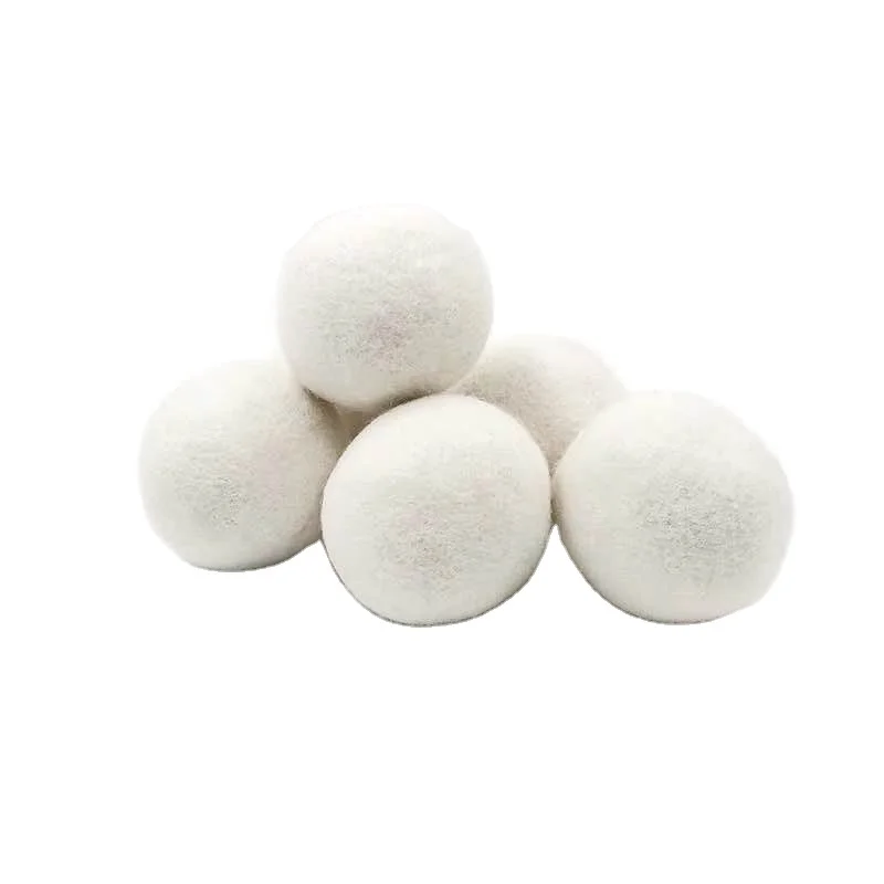 100% Pure Organic Non-Toxic Wool Reusable wool bra laundry balls wash 100% pure wool dryer balls black