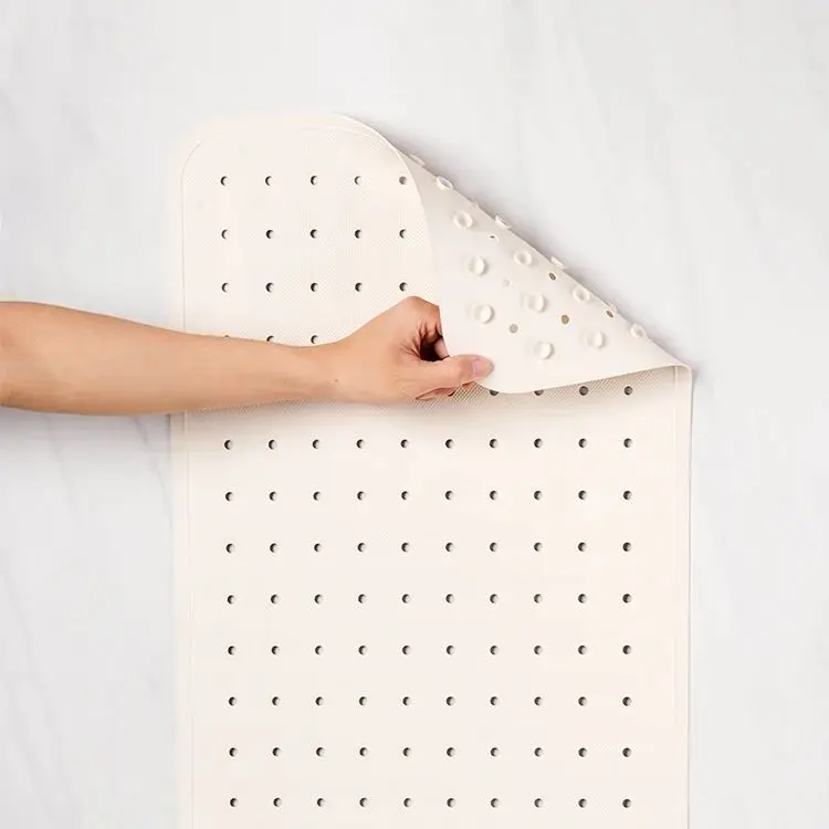 Natural Rubber Bath Mat Anti Slip Bathroom Loofah Shower Tub Mat Waterproof Anti-slip Bath Mat