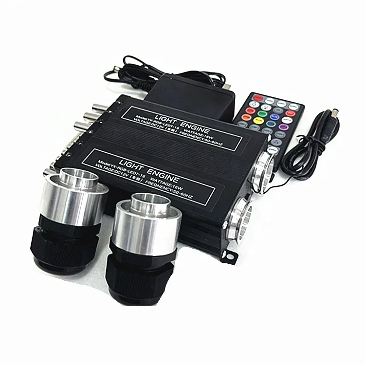 Chinly Meteor Star light Car Headliner Light Kit 2*16W Shooting Star Optic Fiber Star Light Kit
