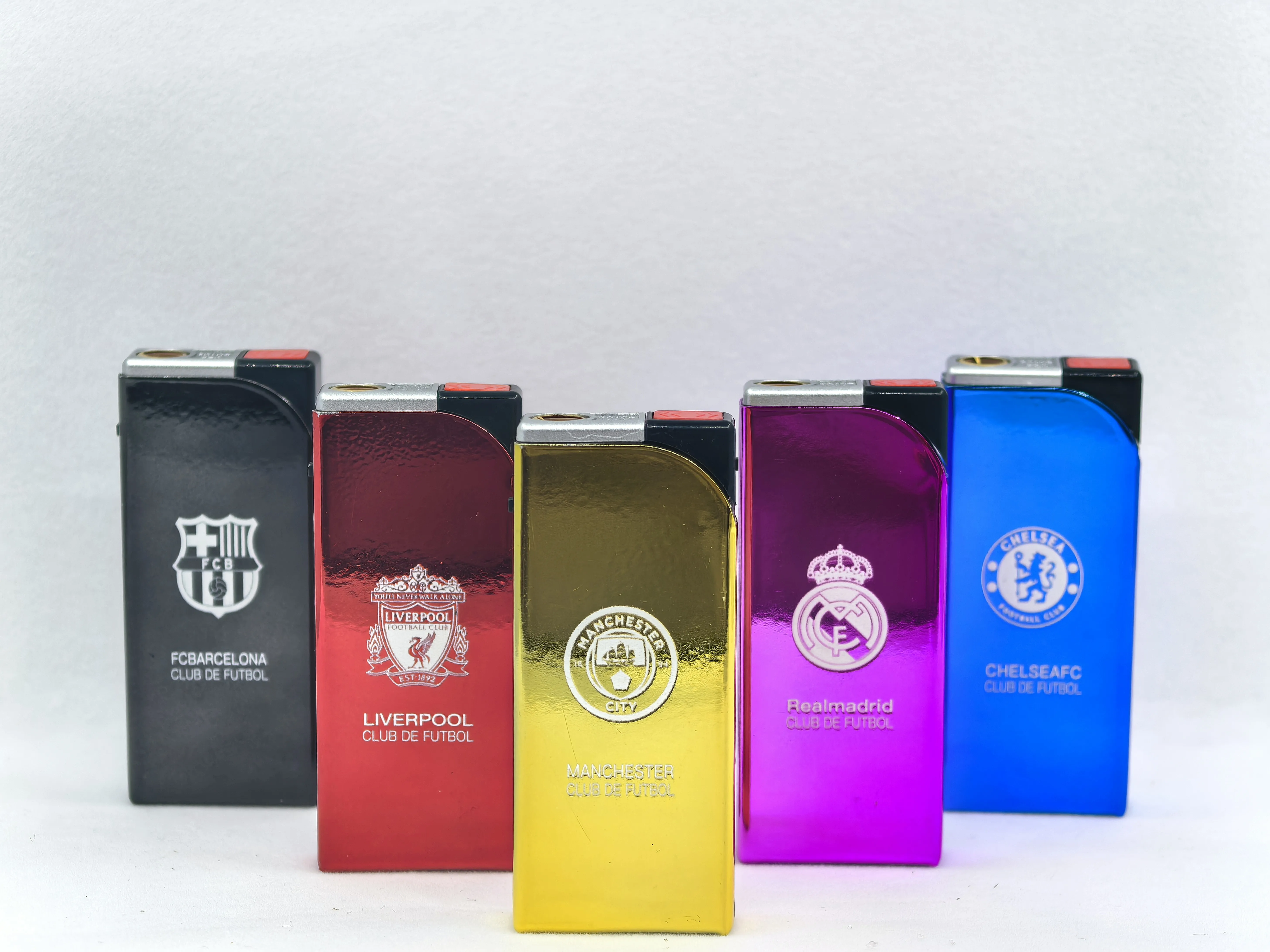 jet torch flame refillable metal cover electric butane gas cigarette lighter