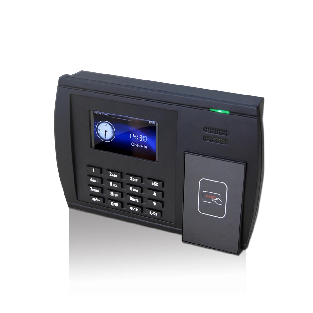 RFID Card ZK Time Recording Attendance System With Sim Card 4G Wireless Communication