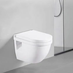european concealed bowl ceramic sanitary ware wall hung toilet set
