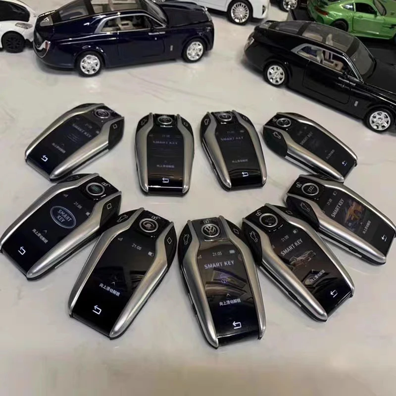 2023 SPY Universal Original Car Electronic Key Upgrade Remote Key Case shell LCD Display Smart Car Key for all car