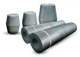 75-200mm graphite electrode rod Rp regular power HP graphite electrode carbon Rod for Electric Arc Furnace