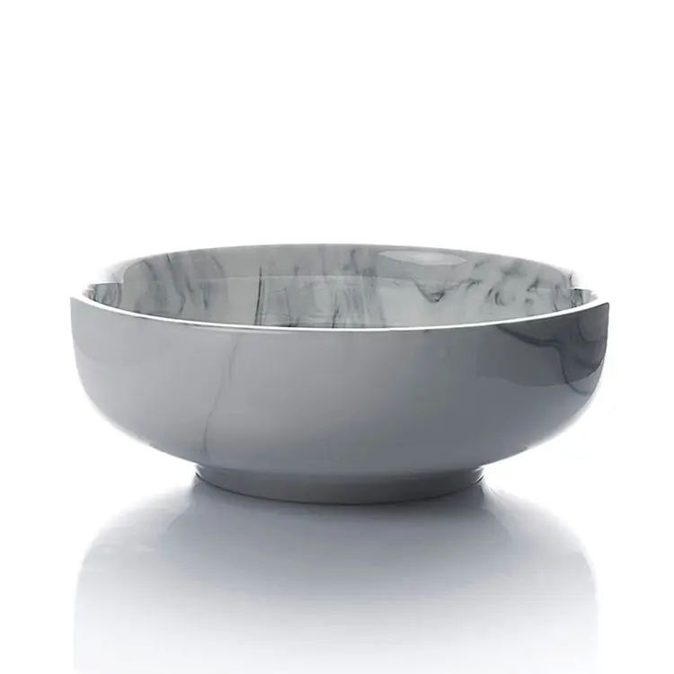 Full Size Handmade Ceramic Pottery Salad Serving Bowl Meal Set Dinnerware