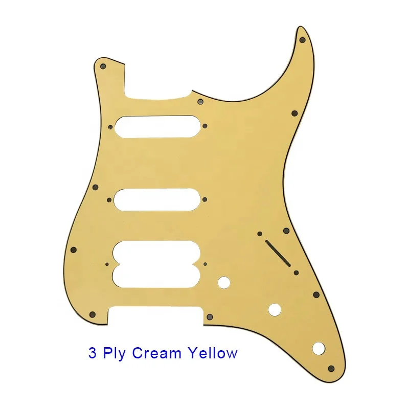 Pleroo Guitar Accessories Stratocaster Player Humbucker Standard ST HSS Guitar Scratch Plate pickguard for Fender