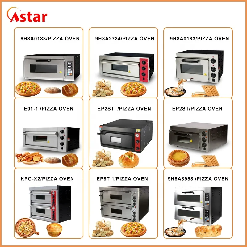 Astar, профессиональный производитель хлебобулочных изделий, одноуровневая электрическая печь для пиццы