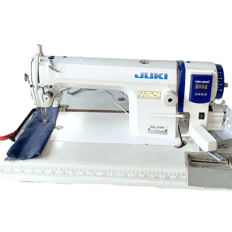 used Juki 8100e with direct drive servo motor  Lockstitch sewing machine