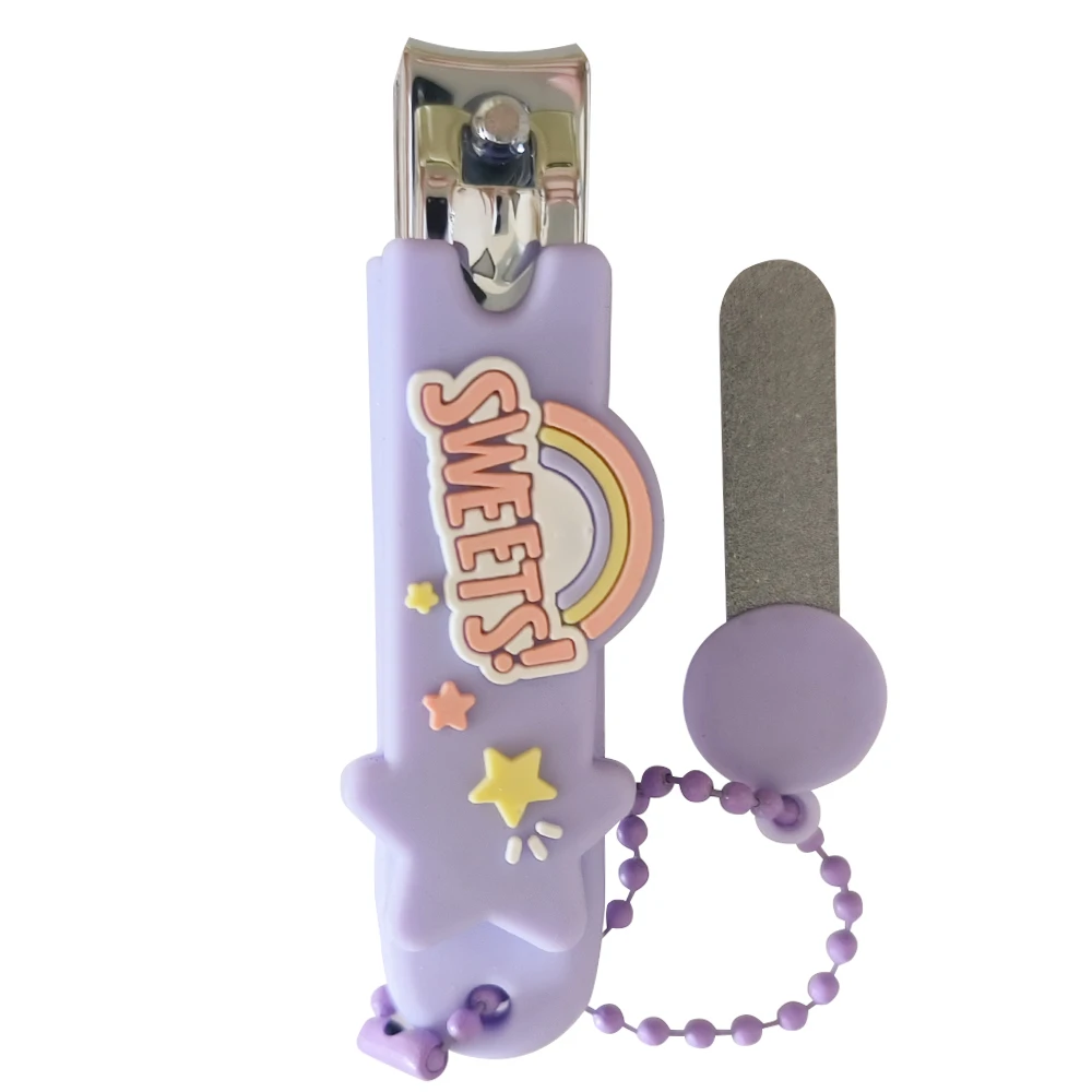 Purple Baby Nail Clippers Set Safe and Gentle Nail Clippers for Infants and Kids