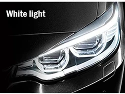 30cm 45cm 60cm Vehicle Drl Flexible guide Tube Strip Led Car Daytime Running Lights Soft Turn Signal flow Angel Eyes Car Styling