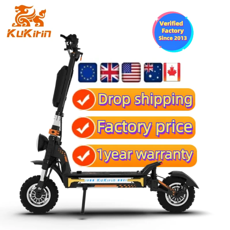 kukirin G4 max EU stock e scooter 3200W High performance dual motor 60V 35.2Ah lithium battery adult scooters electric