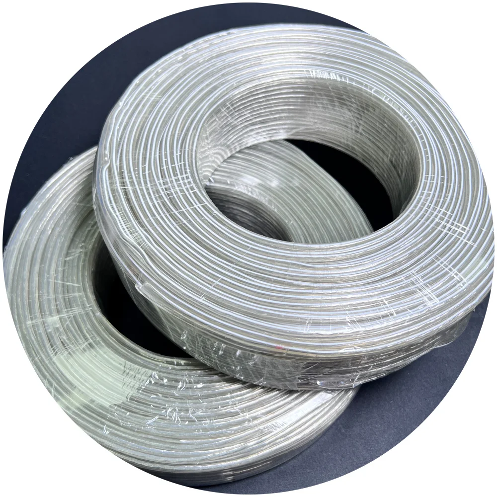 90m roll copper 16AWG 2PIN PVC transparent cable Electronic wire for led neon sign