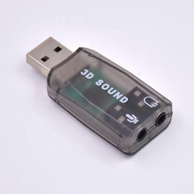 Внешняя USB звуковая карта 5 1 каналов 3