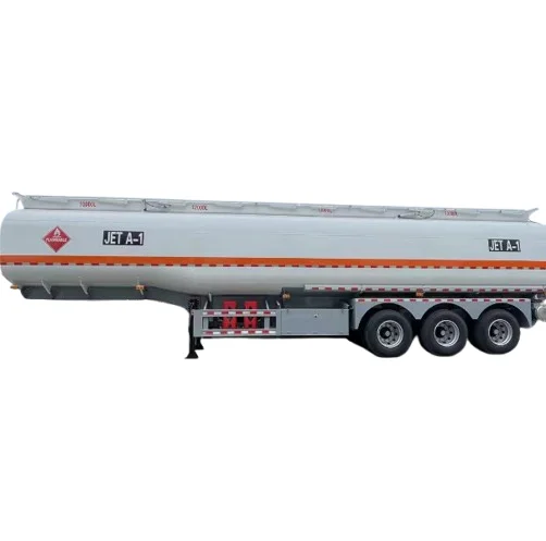 JINMA Tri Axle 45000 Liters Fuel Tanker Trailer Gasoline Diesel Oil Fuel Tank Semi Trailer For Botswana