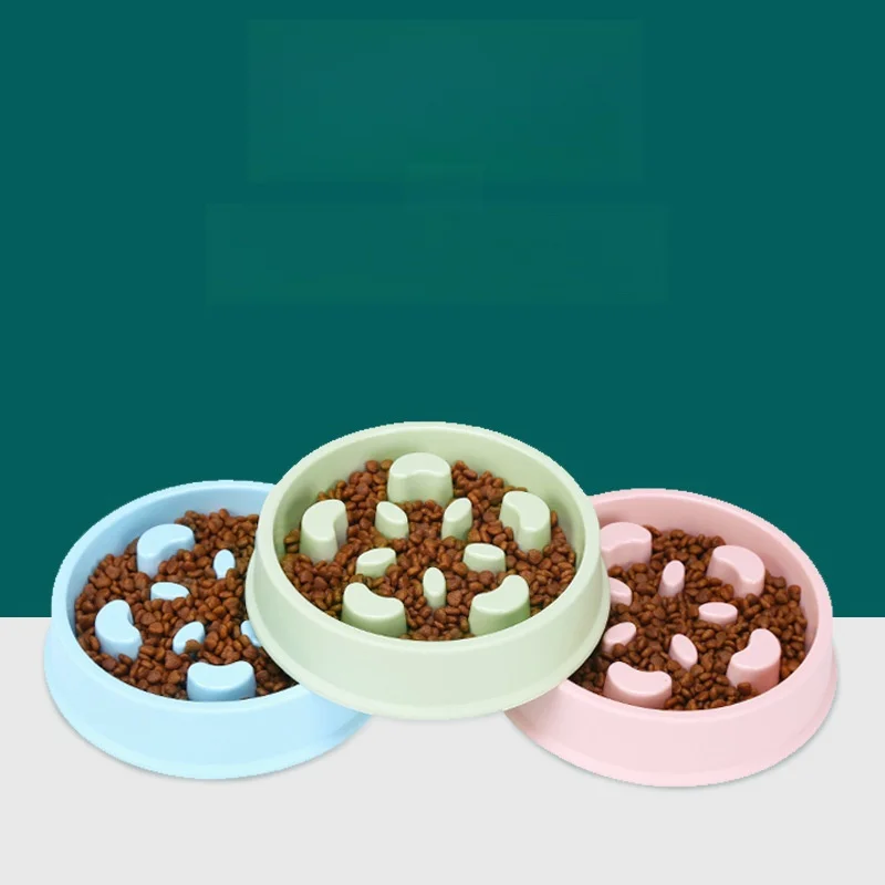 Hot Sell New Pet Water Bowl 2023 Cute Pet Feeder Melamine Dog Food Bowl Slow Feeding Luxury Feeding Bowl Pet