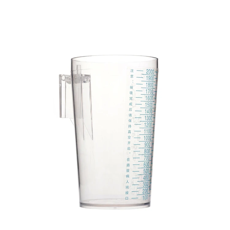 Single Use Hospital Device of Suction Canister Medical Suction Waste Bag 2000ml