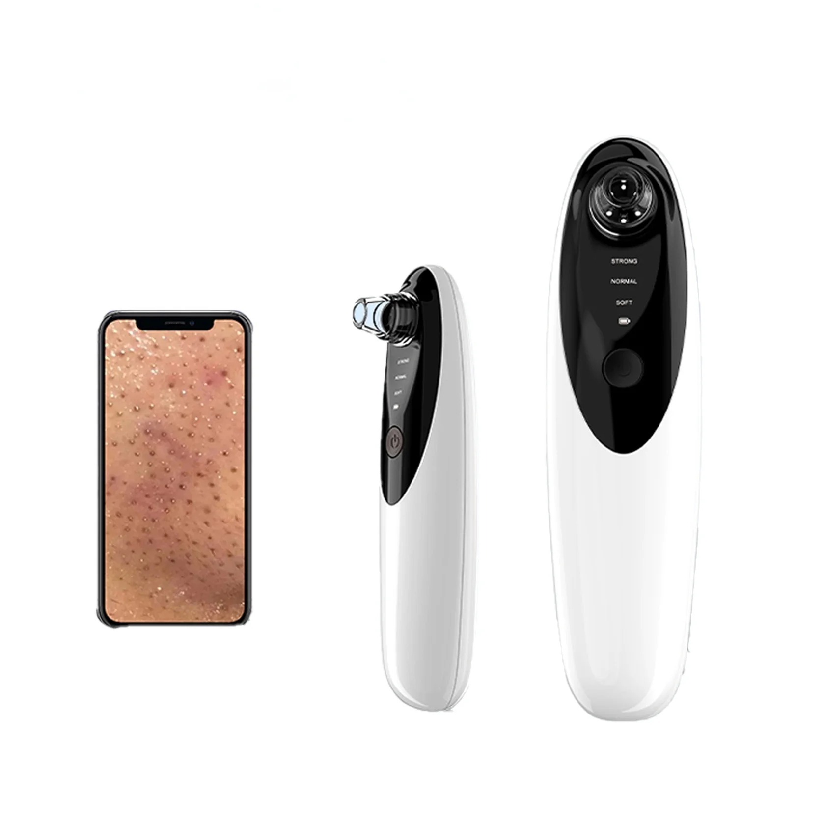 Visual HD Noir Acne Tools Comedone Facial Removedor Blackhead Remover Vacuum Pore Cleaner with Camera