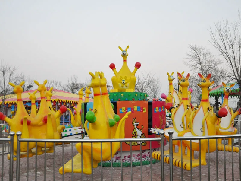 Attraction New Product Kids Favorite Lovely Amusement Park Rides Jumping Kangaroo for Sale