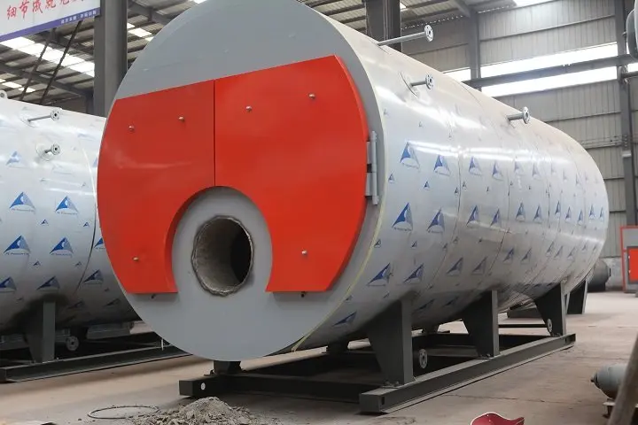 1 2 3 4 6 8 10 12 15 20 Ton Industrial Gas Fired Steam Boiler With corrugated furnace three passes and web back structure