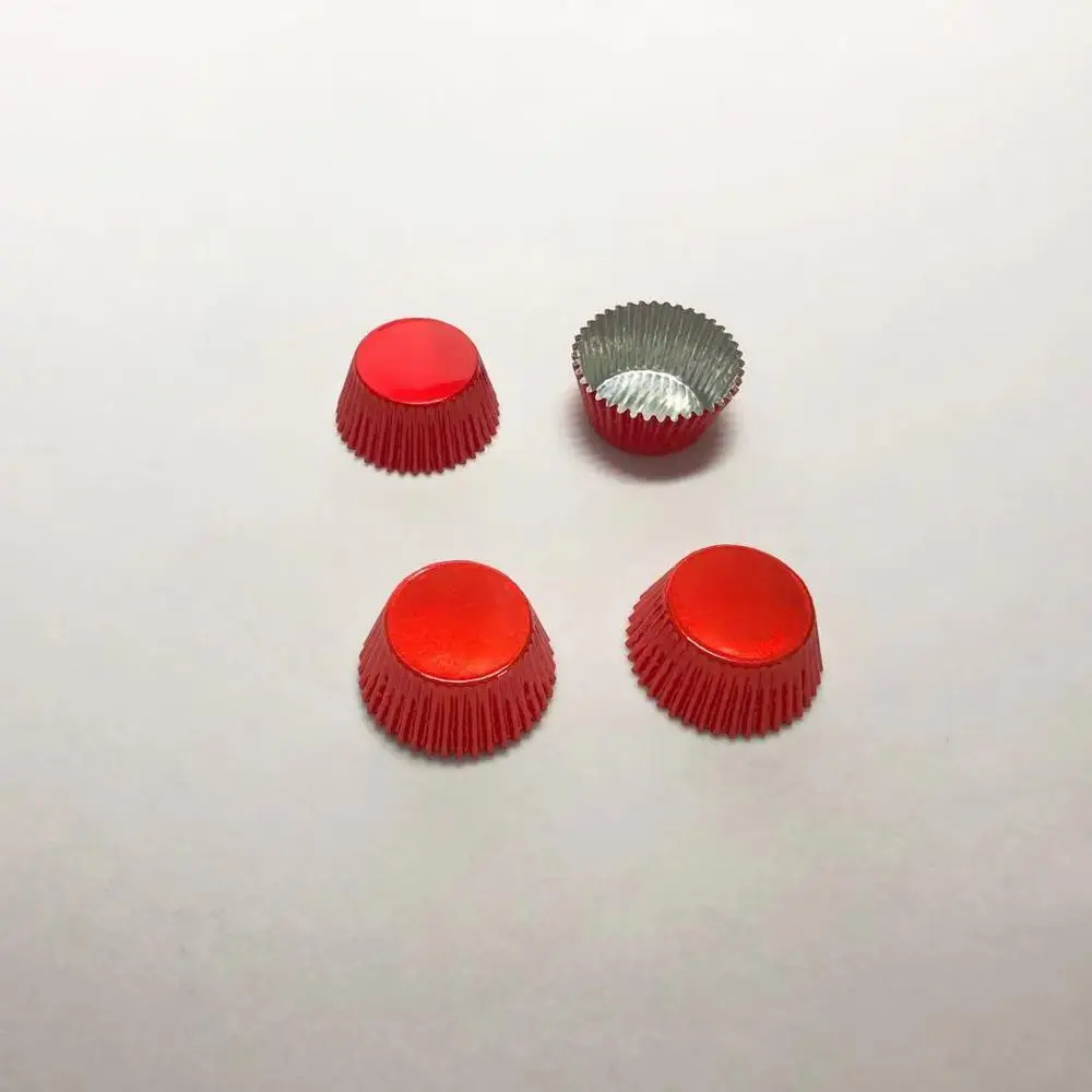 Different shape and different use aluminium foil chocolate cup Aluminum foil pudding cups