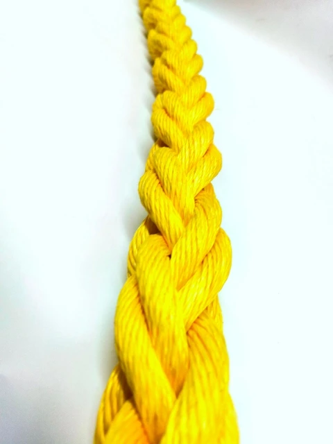 Toughline 8/12 Strands Synthetic PP Monofilament Hawser Rope  for Ship mooring