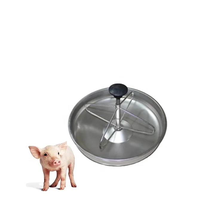 Supplier high quality wholesale customized cheap stainless steel piglet feeding bowl