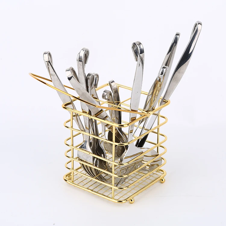 
Tableware storage rack household hanging knife and fork spoon storage rack 