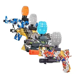M416 P90 Akm47 Water Gel Beads Blaster Outdoor Toy Gel Water Ball Gun Bullet Gel Blaster Gun Electric