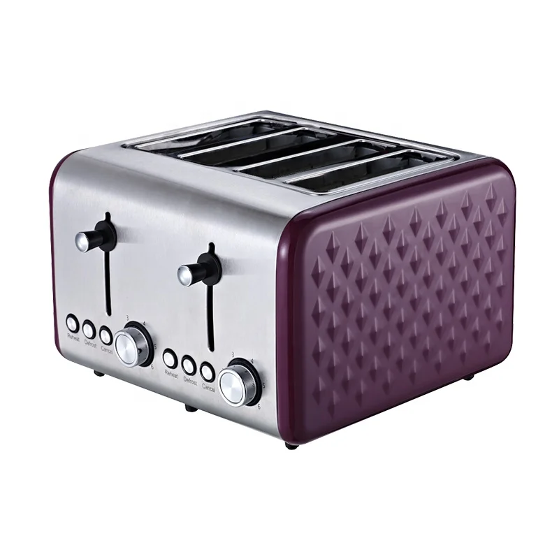 Small Kitchen Appliances Electric Bread Toaster Stainless Steel Pop Up Sandwich Toaster