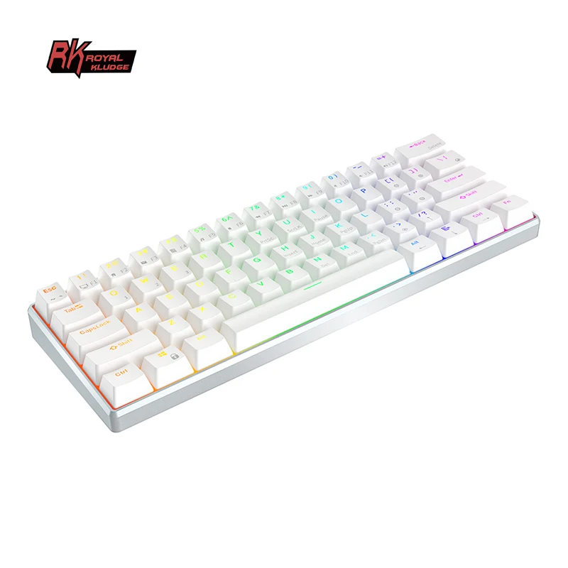 Клавиатура Royal Kludge RK 84 клавиши Тип c горячая замена rgb светодиодная изменяемая алюминиевая механическая с ЧПУ rk84 pro