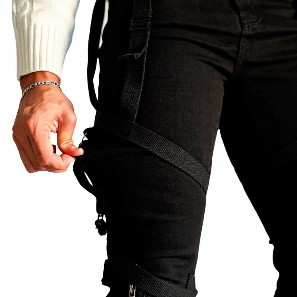 Gingtto Private Labels Non-Ripped Mens Jeans Denim Distressed Skinny Jeans Stretch Jeans for Men