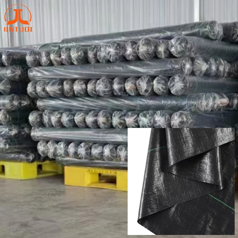 Agriculture Plastic Woven PE Greenhouse Anti-Weed barrier Ground Cover Garden plastic mulch Weed control  Mat