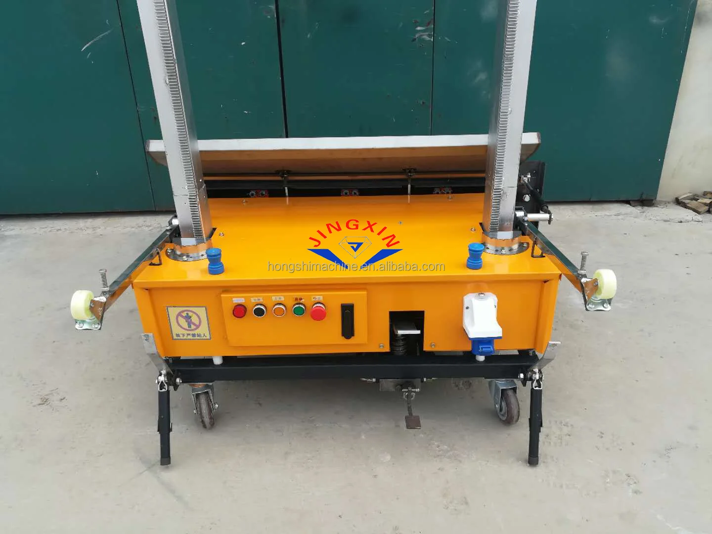 1000 M2/8h Automatic Cement Rendering Machine Wall Plastering Robot Render for Sale