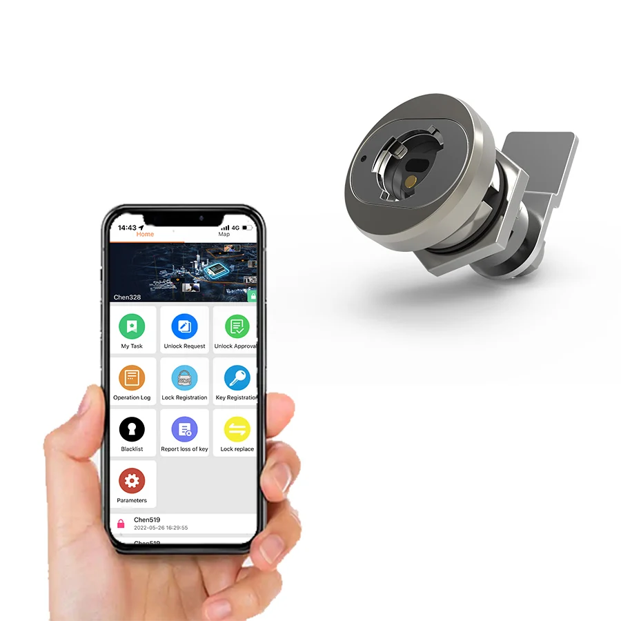 Types of Electronic Locks New Cam Lock with High Level Management and Smart Keys Latest Version